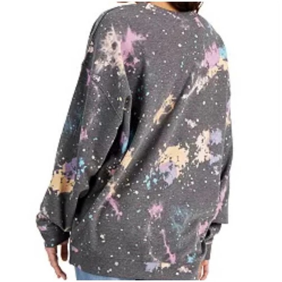 Grayson Threads Black Label Women's Pullover Tie Dye Sweater Multicolor Size XS - Picture 2 of 8